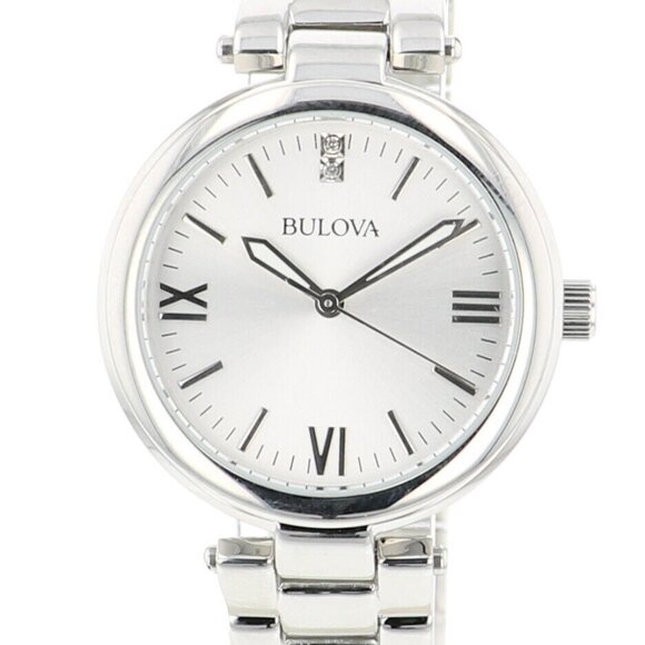 Ladies Bulova Diamond 34mm Watch New